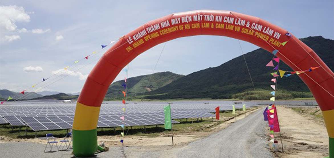 THE OPENING CEREMONY OF KN CAM LAM & CAM LAM VN SOLAR POWER PLAN