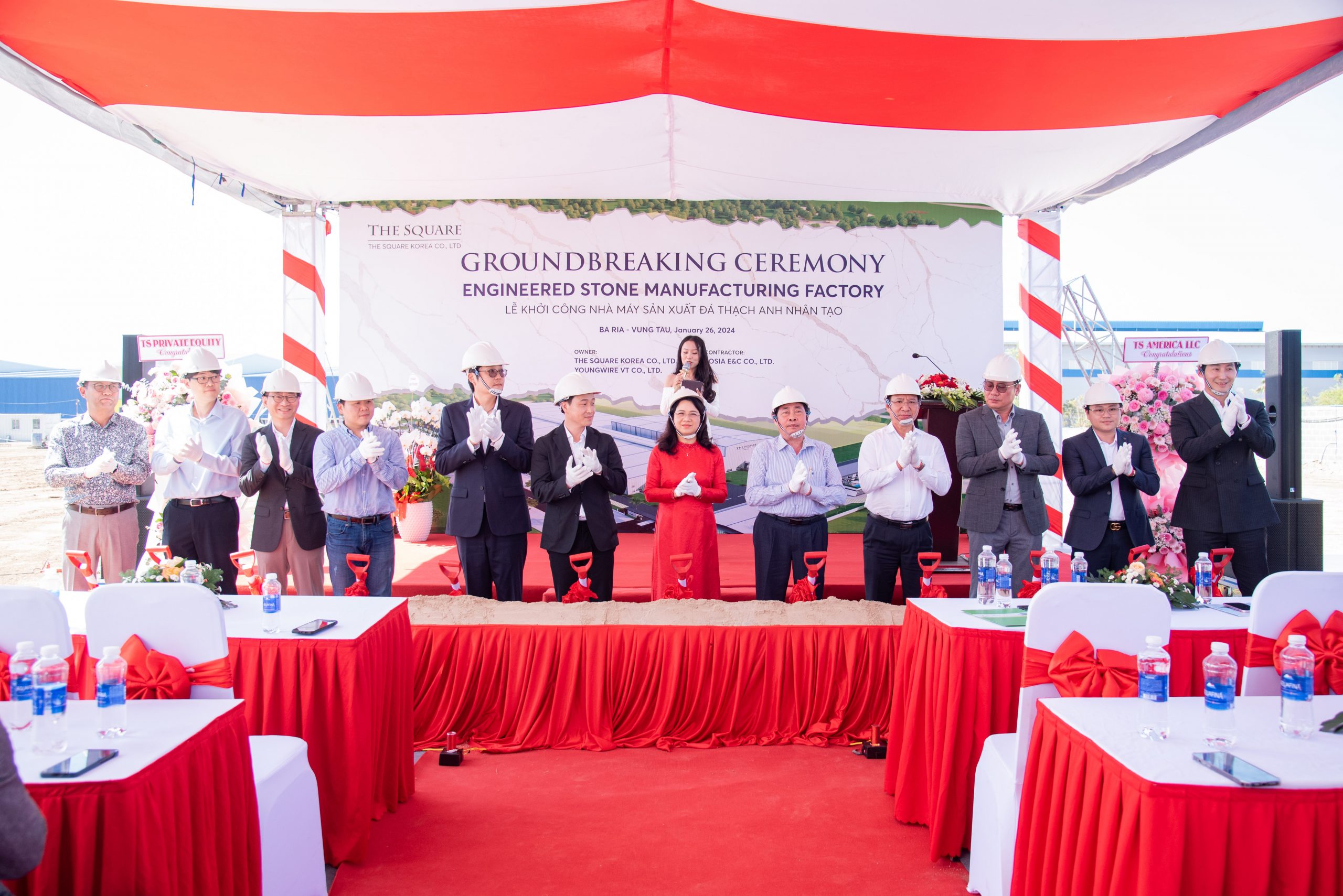 GROUNDBREAKING CEREMONY OF ARTIFICIAL QUARTZ STONE PRODUCTION FACTORY